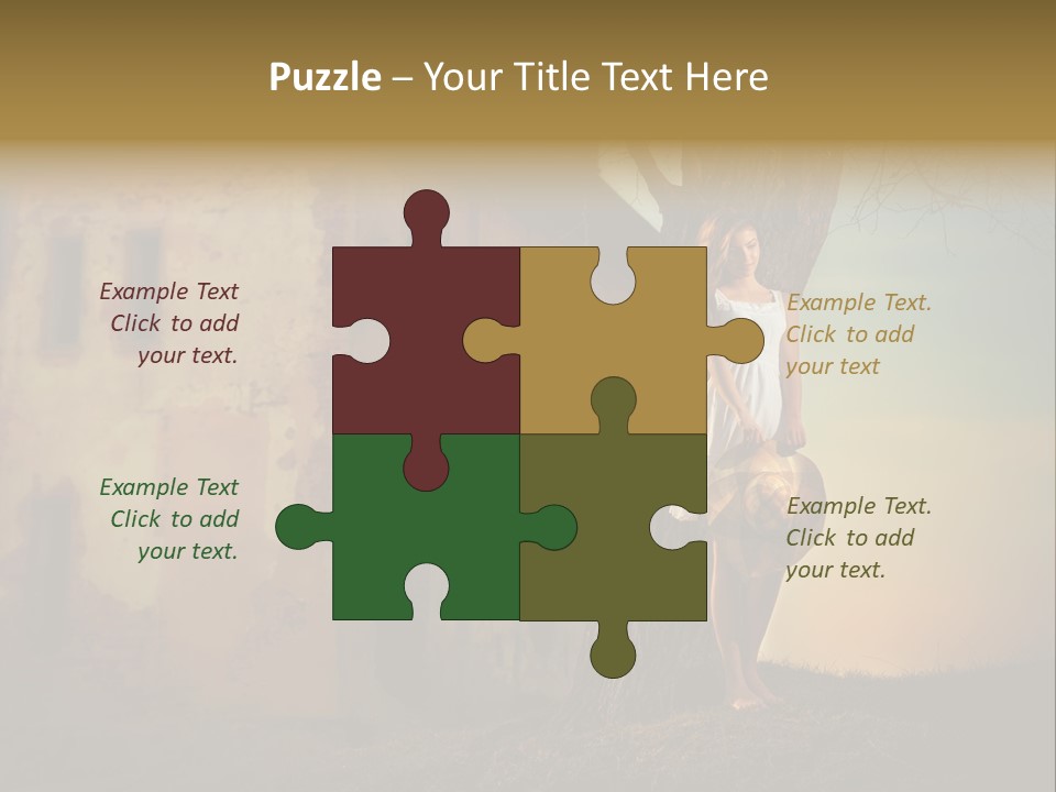 Charming Nature Model PowerPoint Template