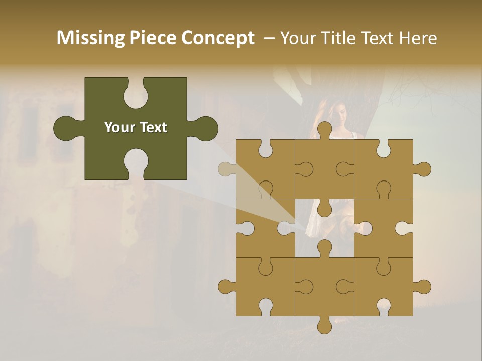 Charming Nature Model PowerPoint Template