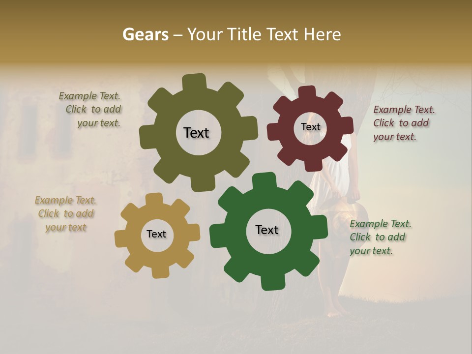 Charming Nature Model PowerPoint Template