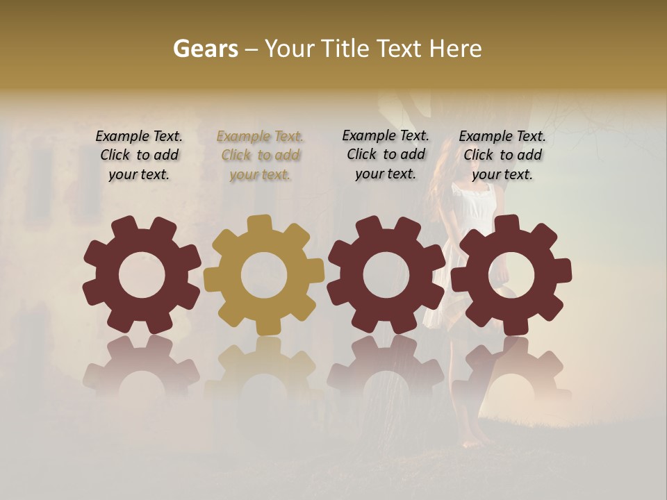 Charming Nature Model PowerPoint Template