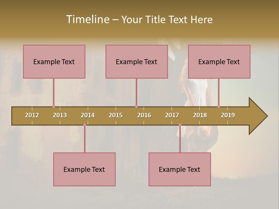 Charming Nature Model PowerPoint Template