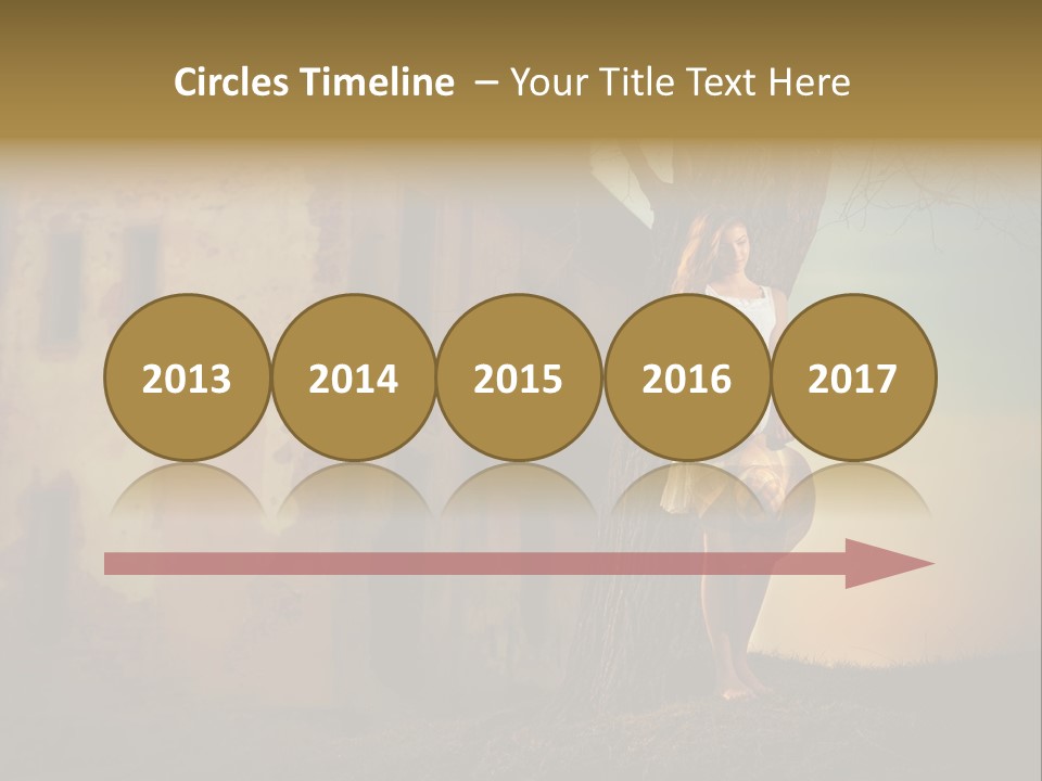 Charming Nature Model PowerPoint Template