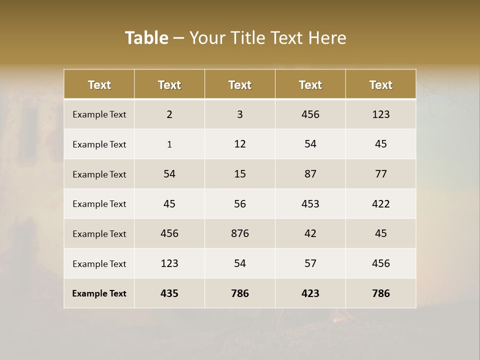 Charming Nature Model PowerPoint Template