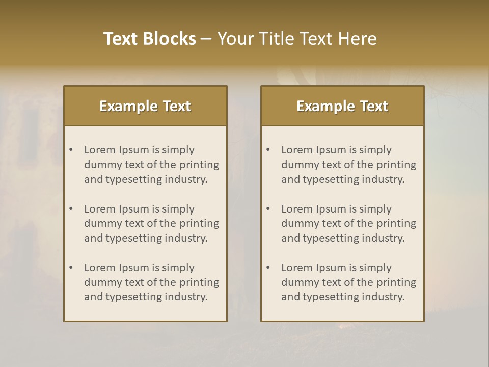 Charming Nature Model PowerPoint Template