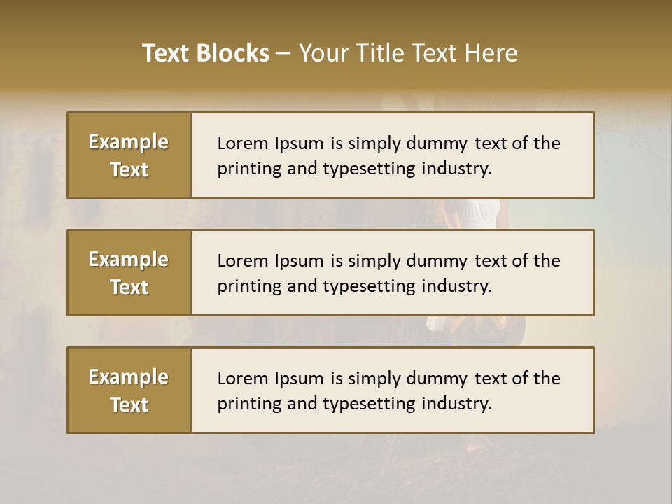 Charming Nature Model PowerPoint Template