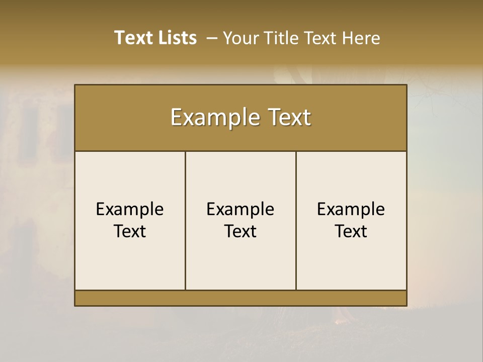 Charming Nature Model PowerPoint Template