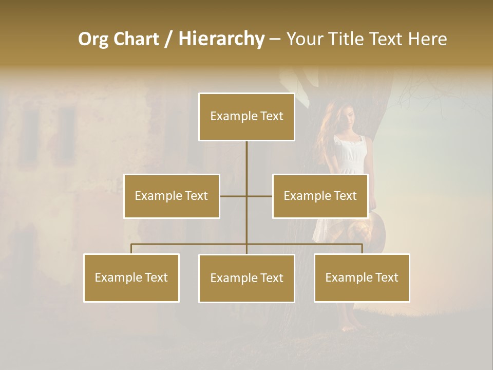 Charming Nature Model PowerPoint Template