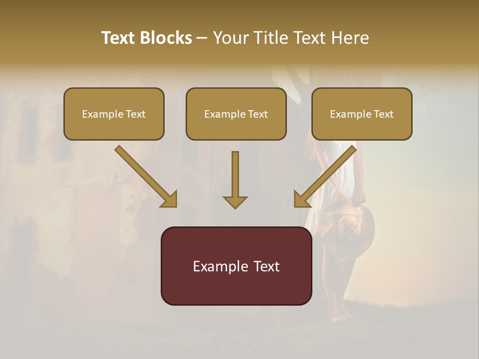 Charming Nature Model PowerPoint Template