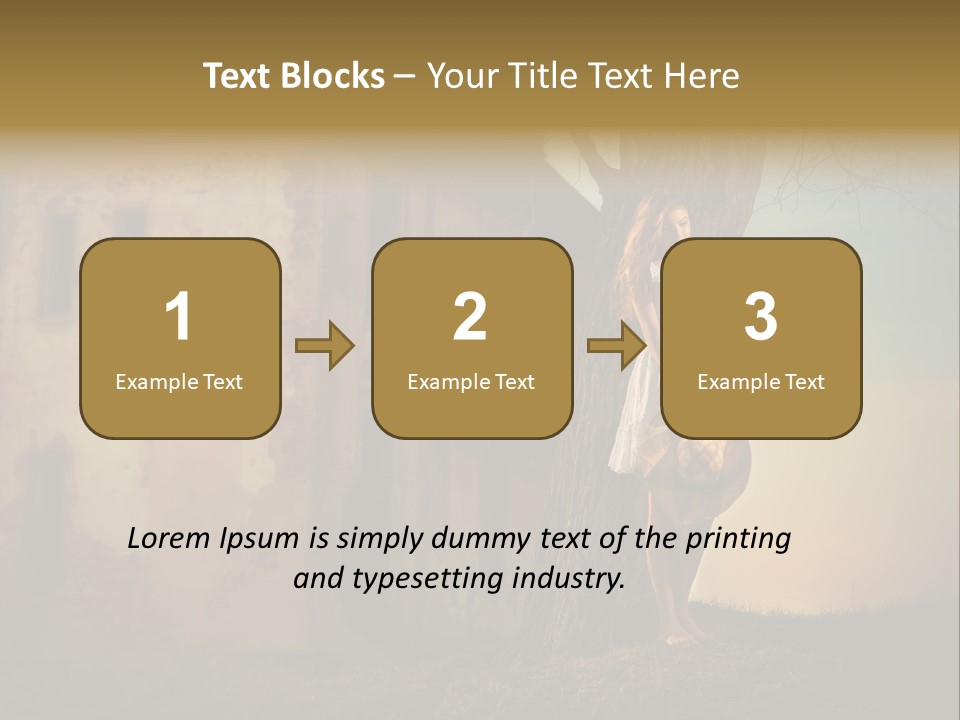 Charming Nature Model PowerPoint Template