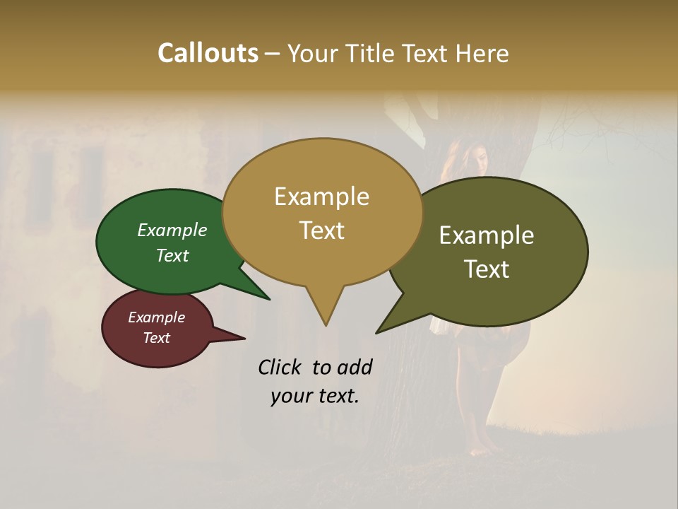 Charming Nature Model PowerPoint Template