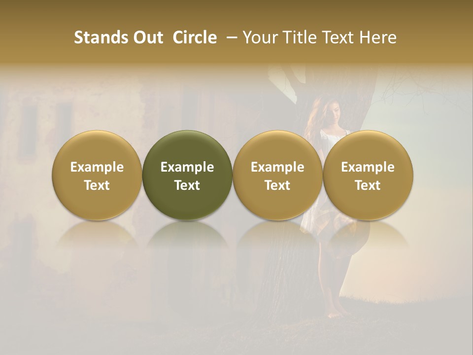 Charming Nature Model PowerPoint Template