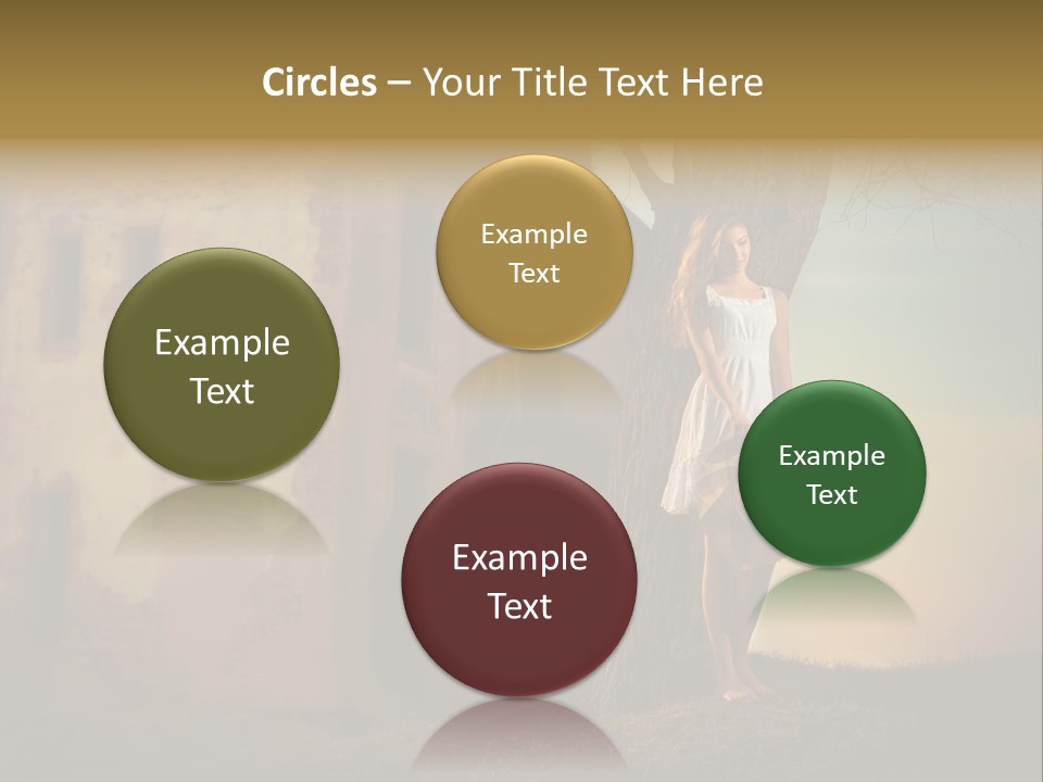 Charming Nature Model PowerPoint Template