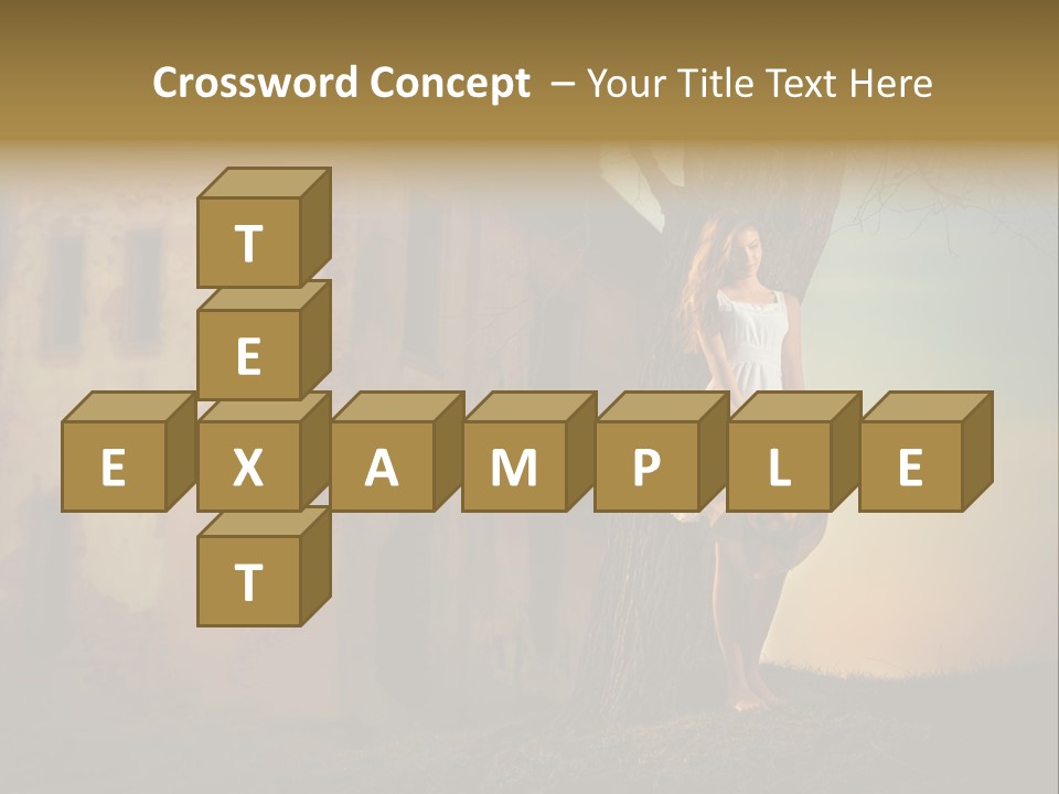 Charming Nature Model PowerPoint Template