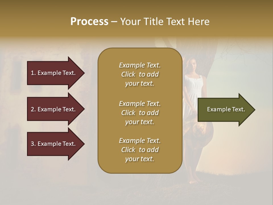 Charming Nature Model PowerPoint Template