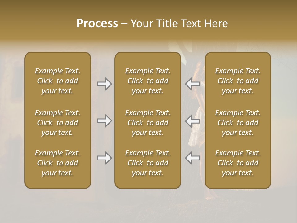 Charming Nature Model PowerPoint Template