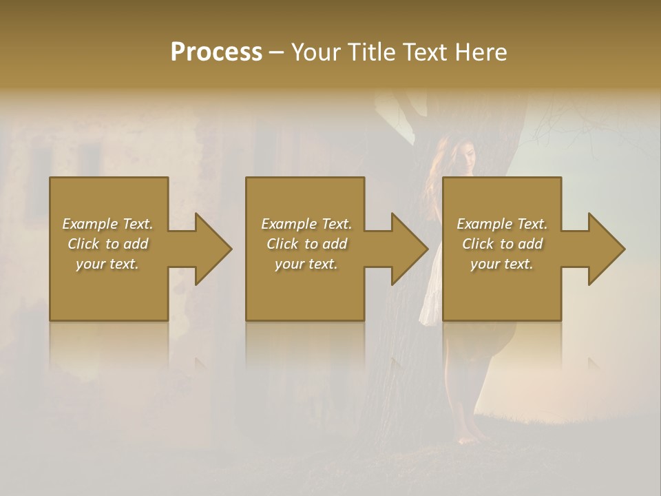 Charming Nature Model PowerPoint Template