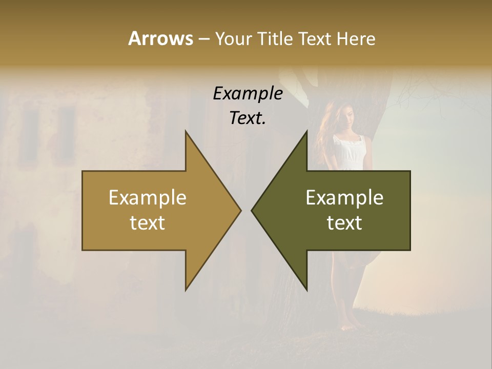 Charming Nature Model PowerPoint Template