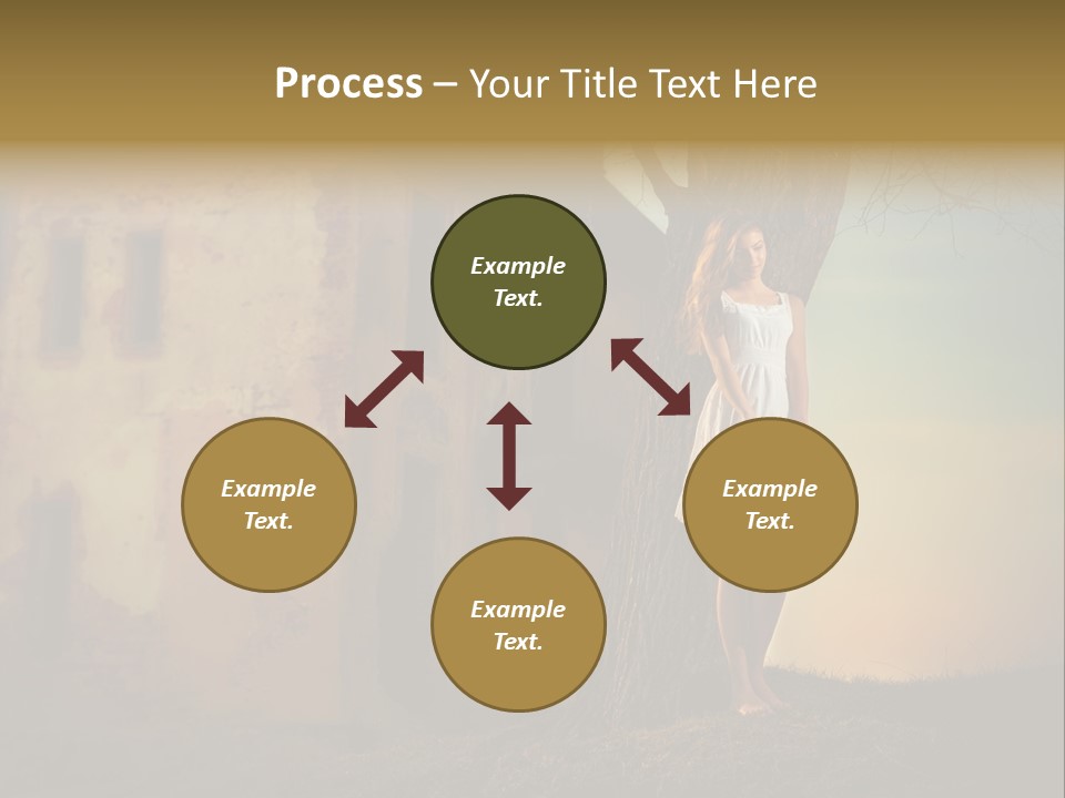 Charming Nature Model PowerPoint Template