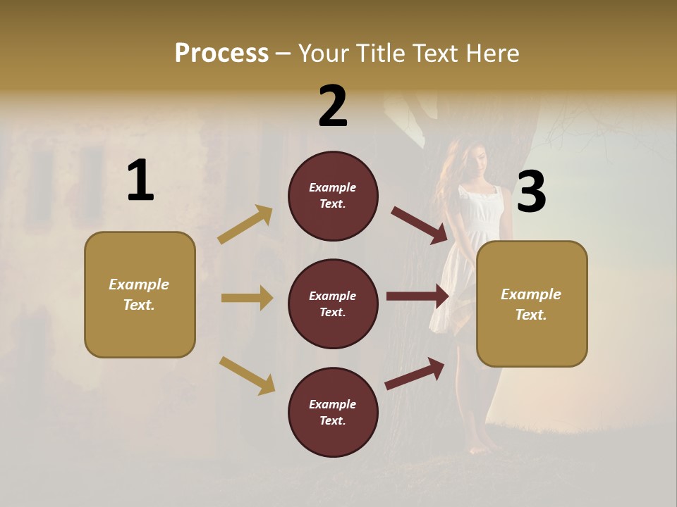 Charming Nature Model PowerPoint Template