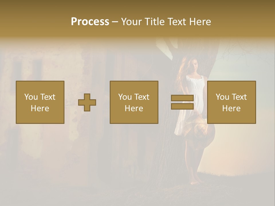 Charming Nature Model PowerPoint Template