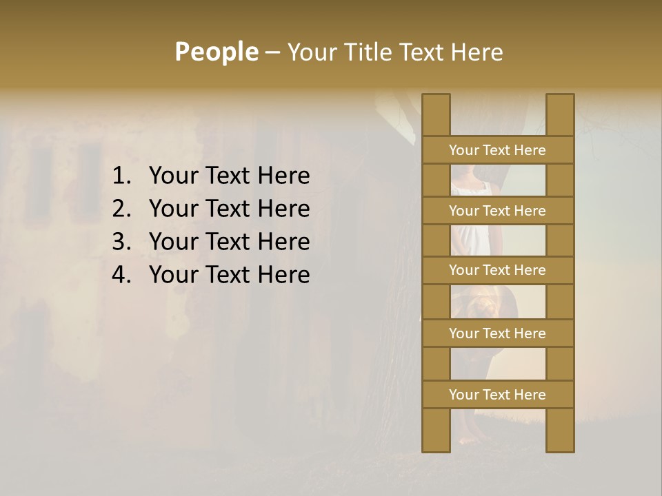 Charming Nature Model PowerPoint Template