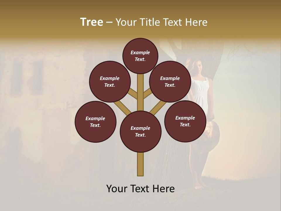 Charming Nature Model PowerPoint Template