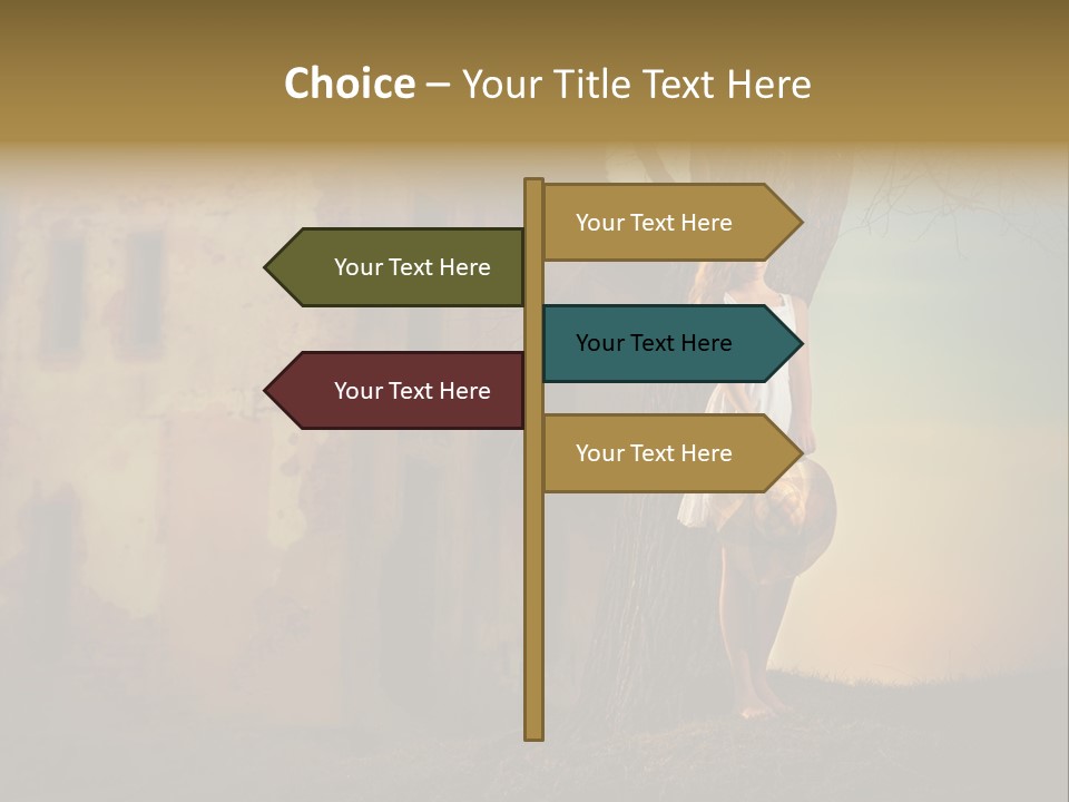 Charming Nature Model PowerPoint Template