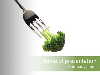 System Broccoli Food PowerPoint Template