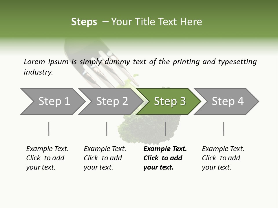 System Broccoli Food PowerPoint Template