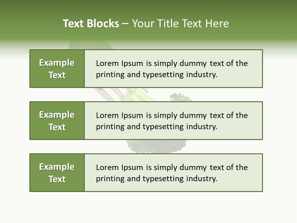 System Broccoli Food PowerPoint Template