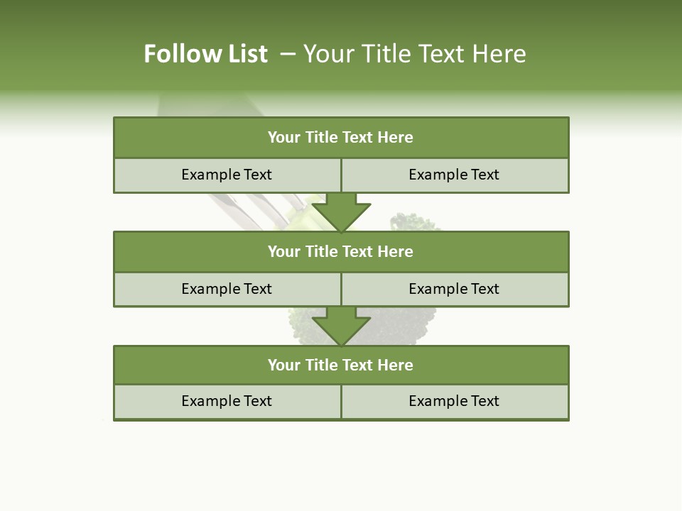 System Broccoli Food PowerPoint Template