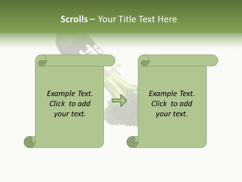 System Broccoli Food PowerPoint Template