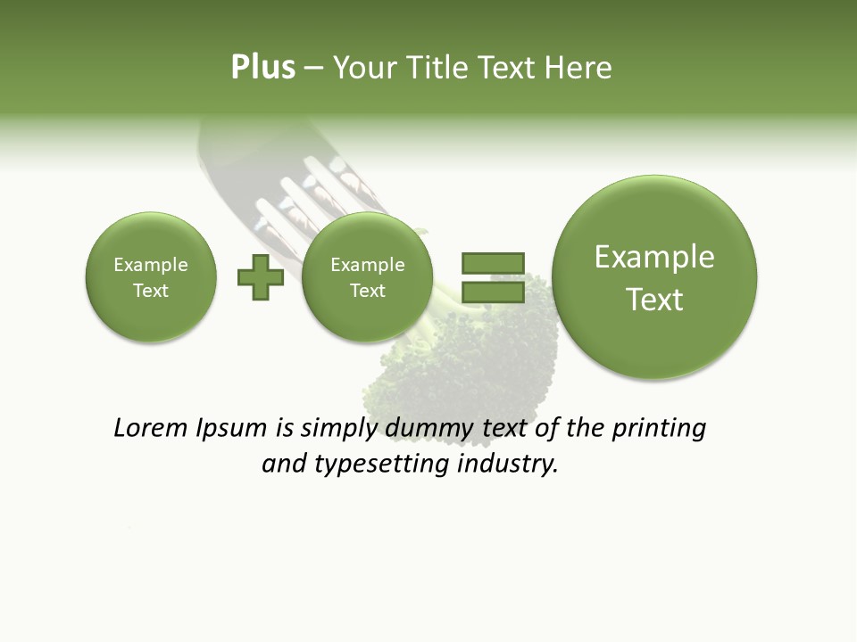 System Broccoli Food PowerPoint Template