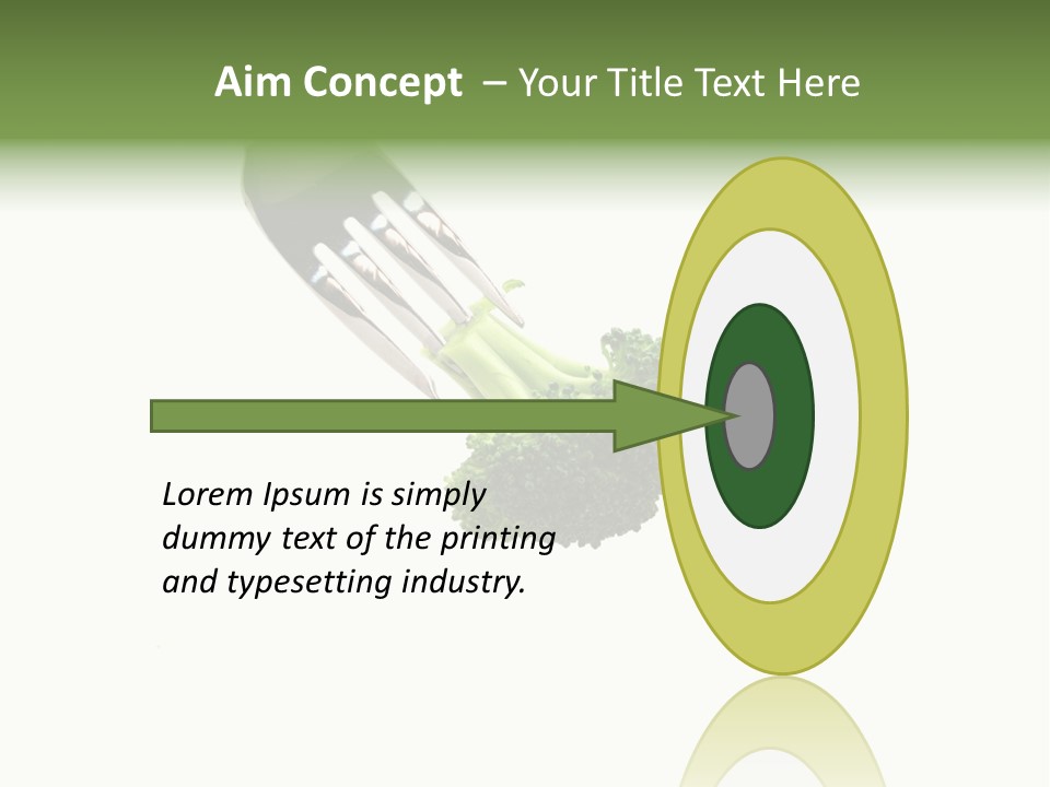 System Broccoli Food PowerPoint Template