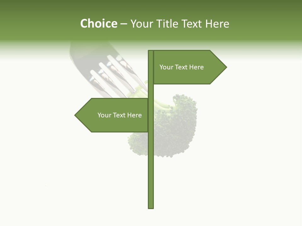 System Broccoli Food PowerPoint Template