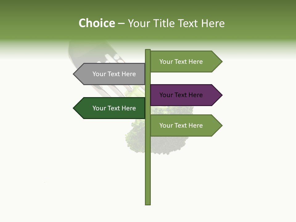System Broccoli Food PowerPoint Template