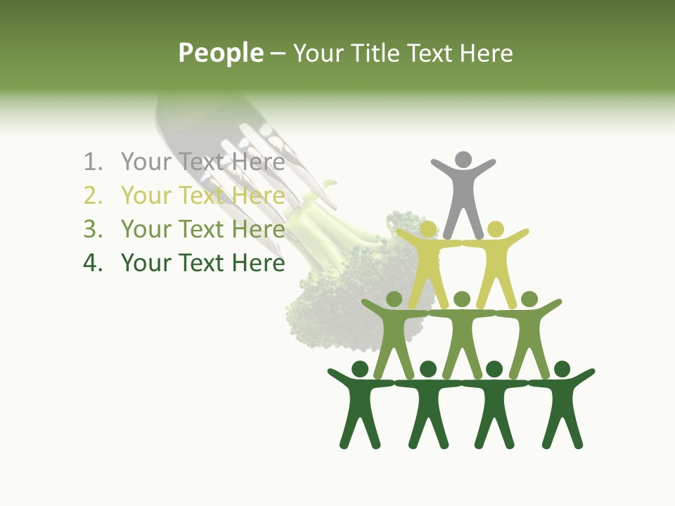 System Broccoli Food PowerPoint Template