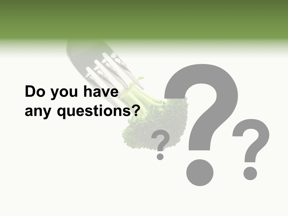 System Broccoli Food PowerPoint Template