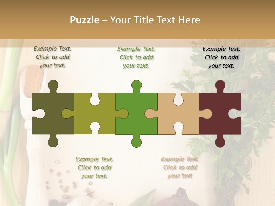 Notebook Organic Cooking PowerPoint Template