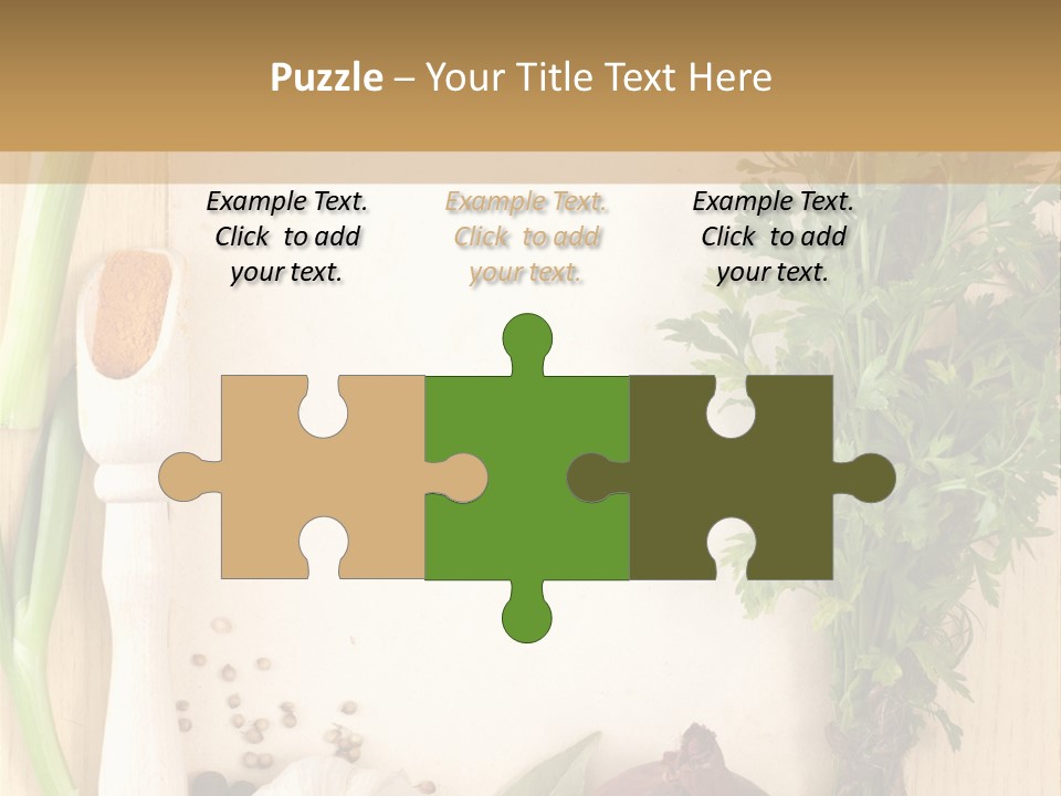 Notebook Organic Cooking PowerPoint Template