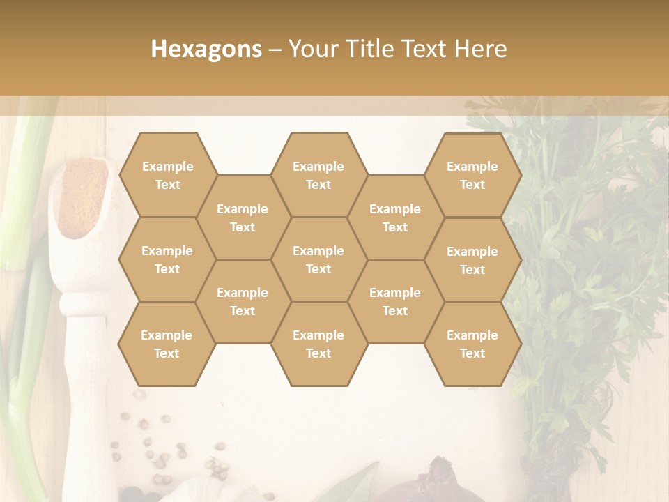Notebook Organic Cooking PowerPoint Template