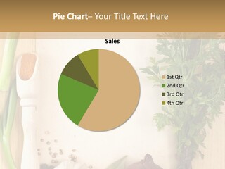Notebook Organic Cooking PowerPoint Template