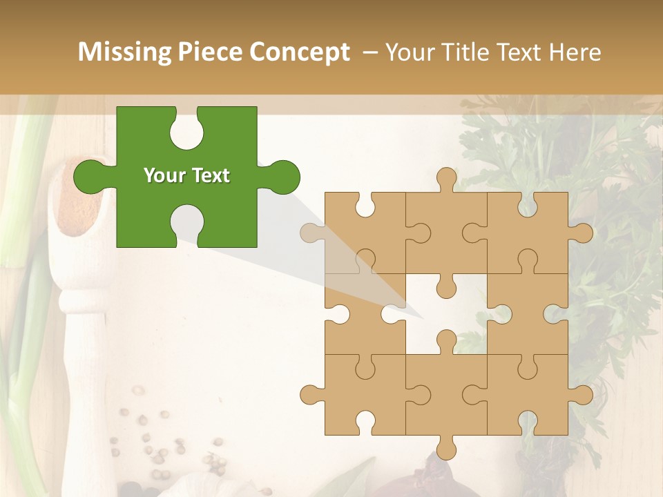 Notebook Organic Cooking PowerPoint Template