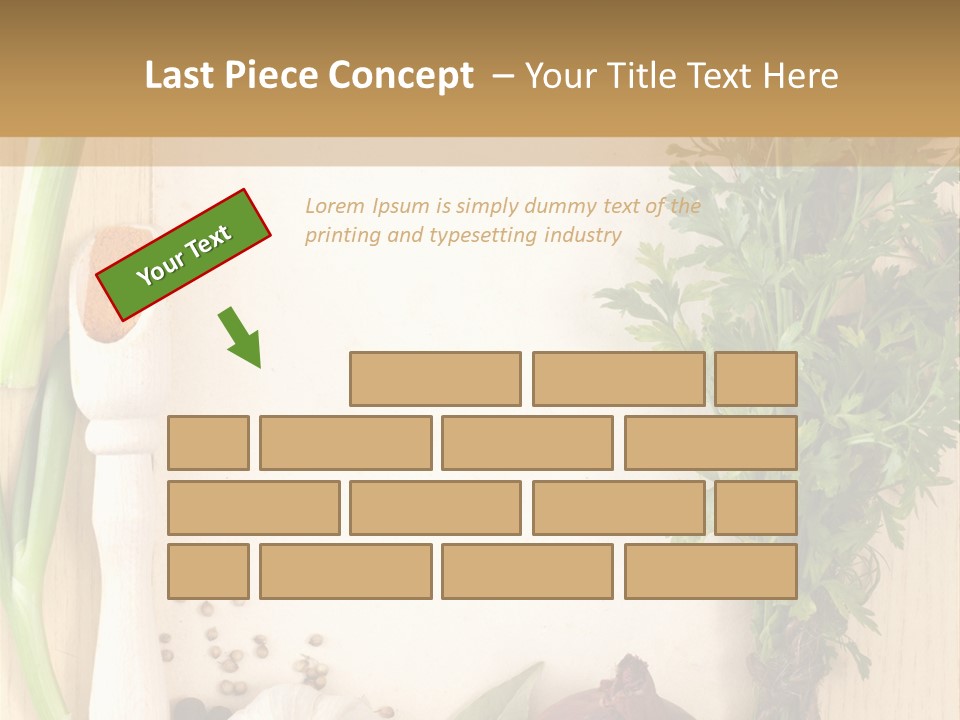 Notebook Organic Cooking PowerPoint Template