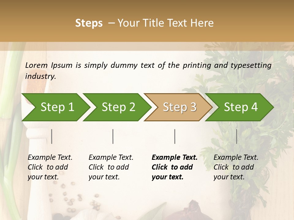 Notebook Organic Cooking PowerPoint Template