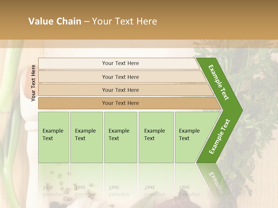 Notebook Organic Cooking PowerPoint Template