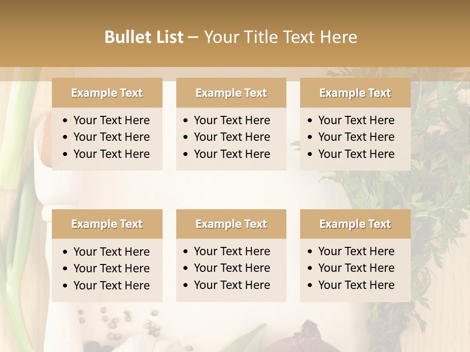 Notebook Organic Cooking PowerPoint Template