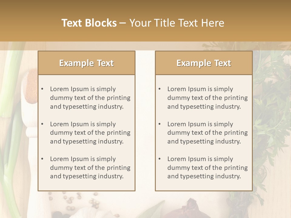 Notebook Organic Cooking PowerPoint Template