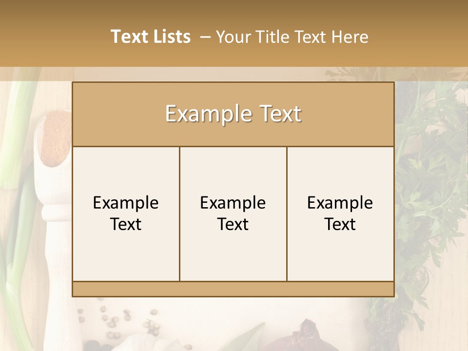 Notebook Organic Cooking PowerPoint Template