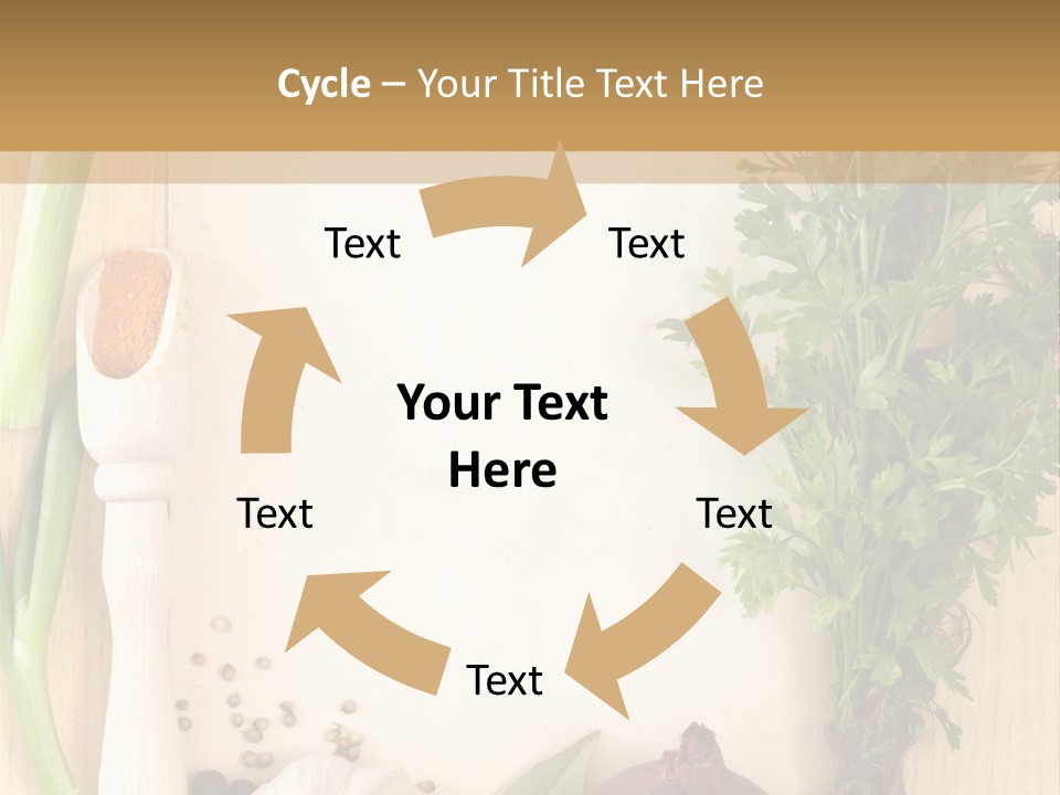 Notebook Organic Cooking PowerPoint Template